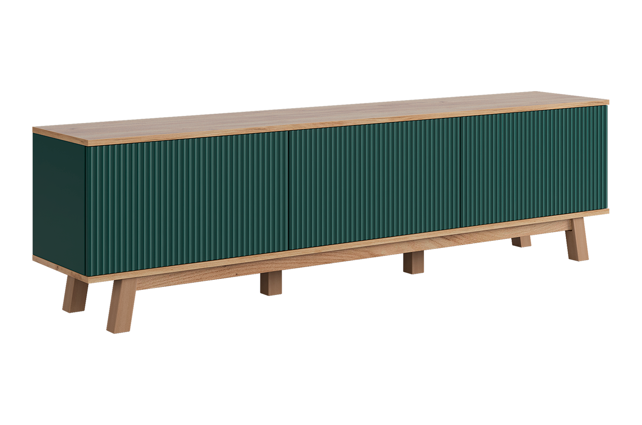 ТВ тумба 180 Оливия (дуб крафт золотой/еловый)