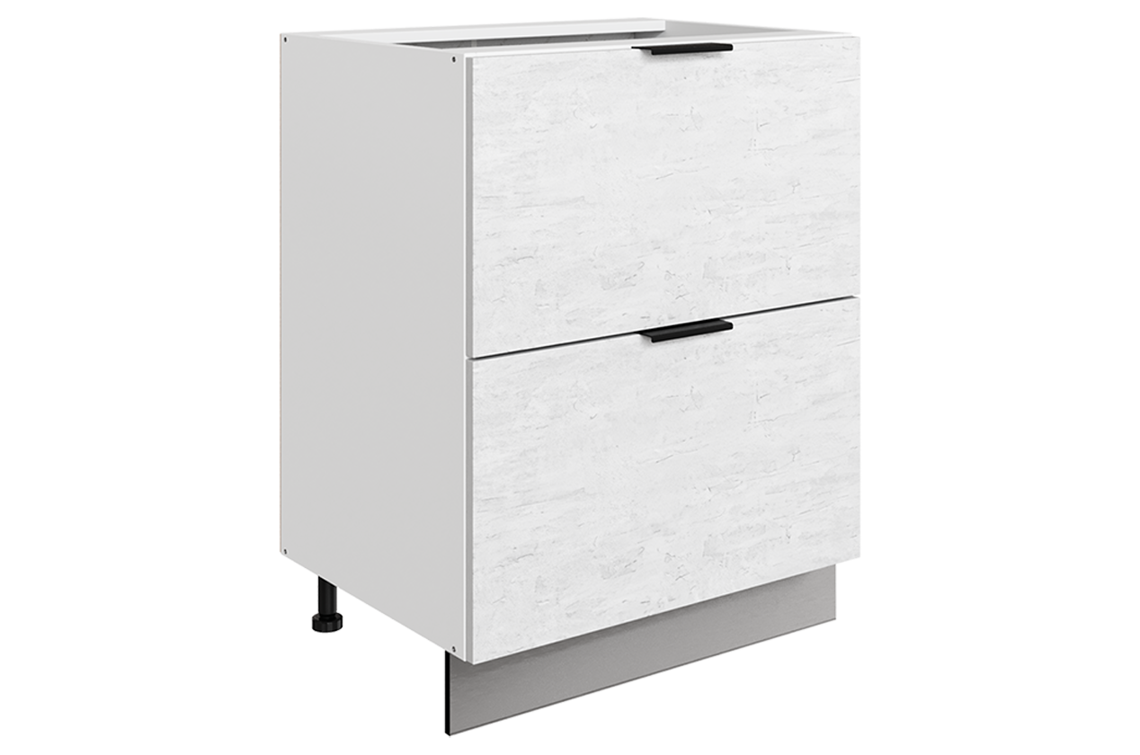 Стоун Шкаф рабочий L600 B500 Слим (2 ящ.)