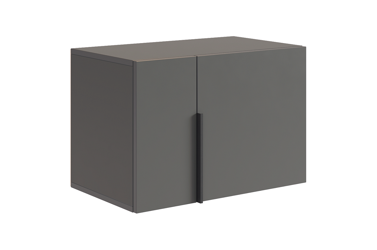 Баско Антресоль двухдверная L600 (графит)