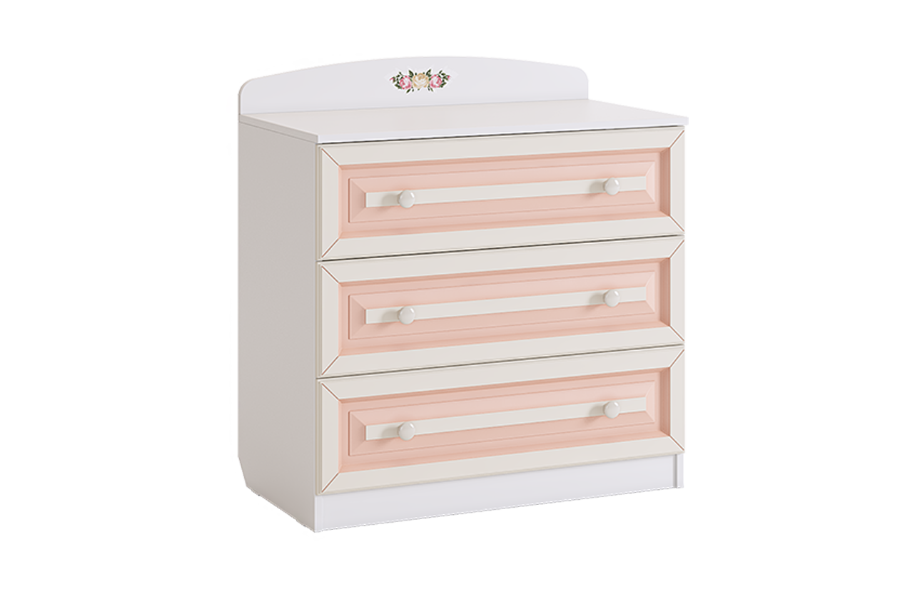 Алиса Комод (белый/крем)