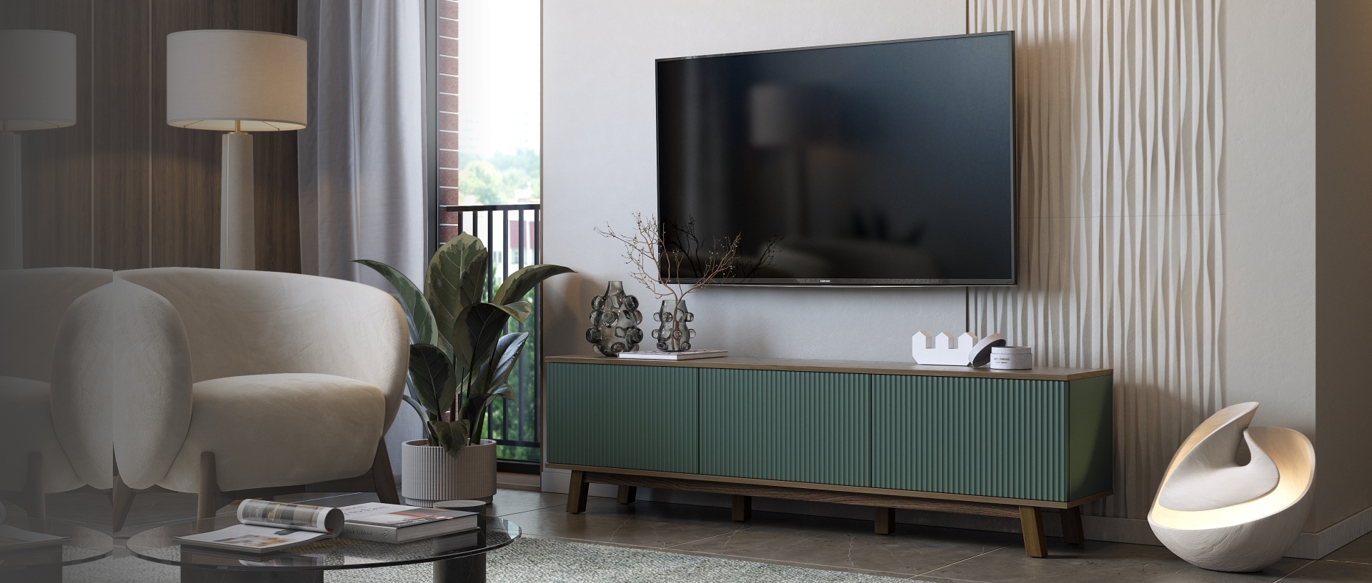 Яркие ТВ-тумбы