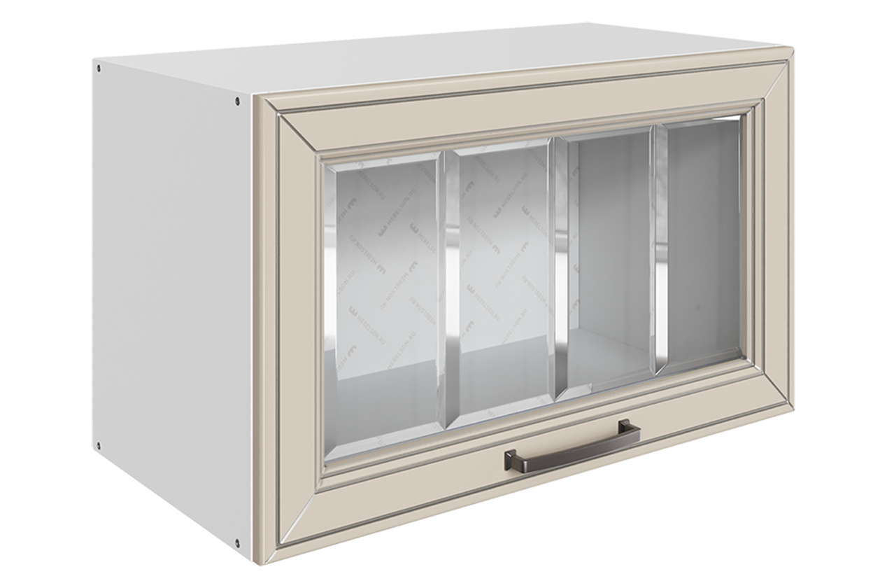 Атланта Шкаф навесной L600 Н360 (1 дв. рам. гориз.) (эмаль)