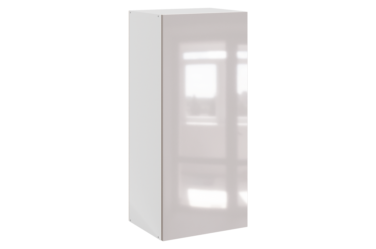 Кристи Шкаф навесной L400 Н900 (1 дв. гл.) (эмаль)