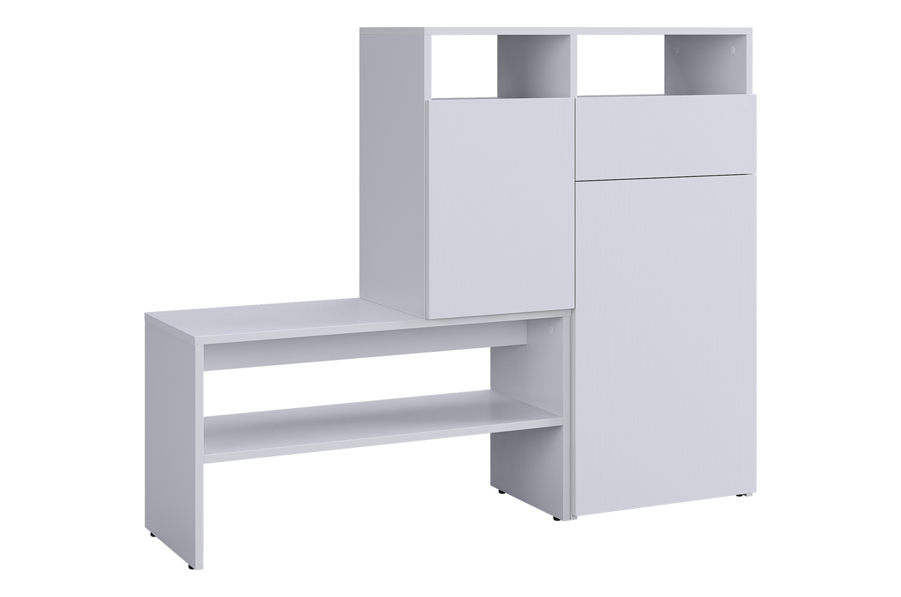 Тумба Либерти (белое дерево/белое дерево)