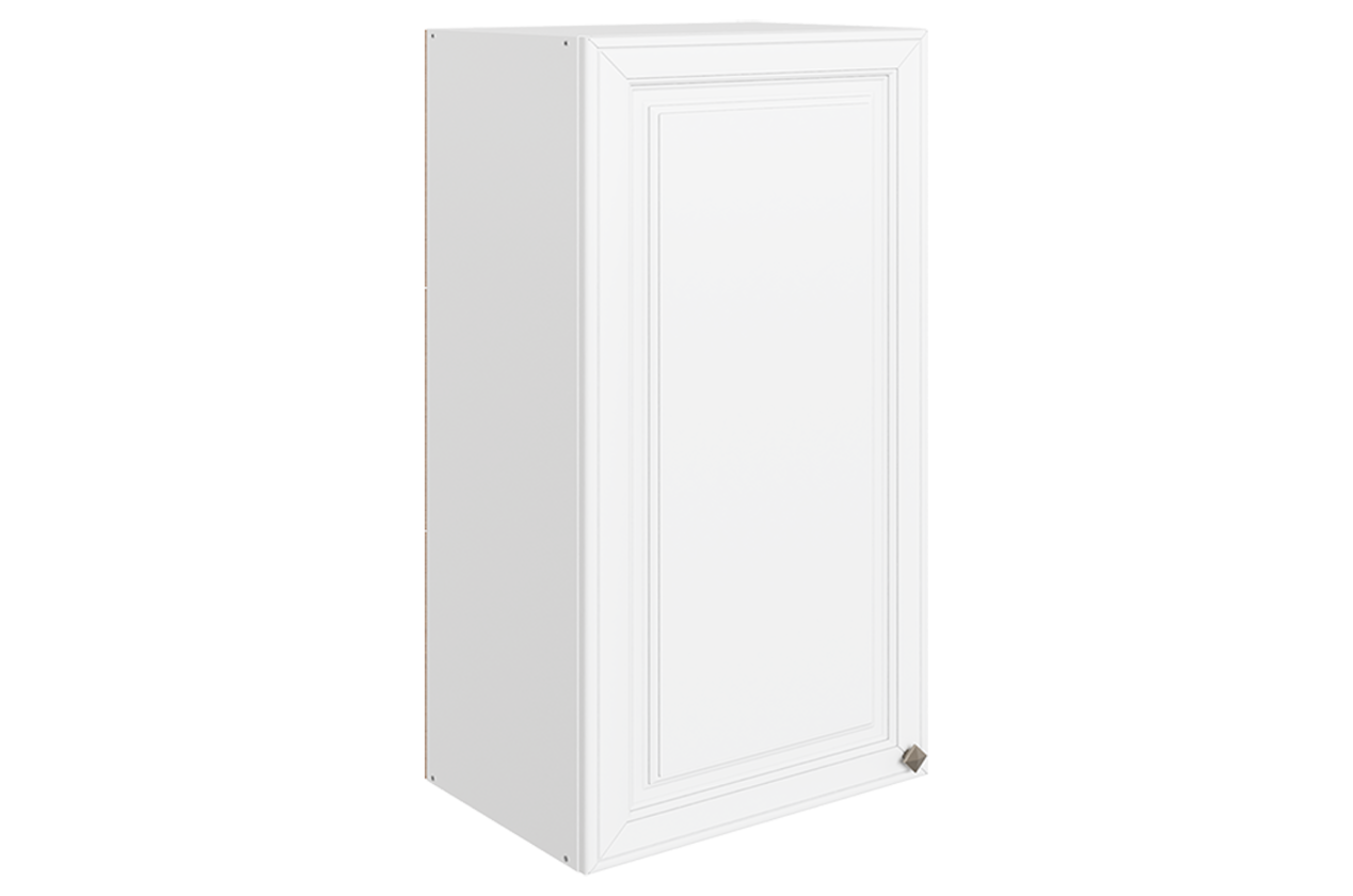 Мишель Шкаф навесной L450 Н900 (1 дв. гл.) (эмаль) (белый/белый)