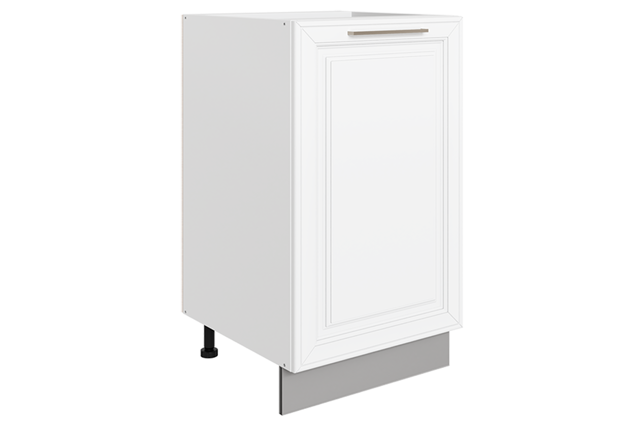 Мишель Шкаф рабочий L450 B500 (1 дв. гл.) (эмаль) (белый/белый)