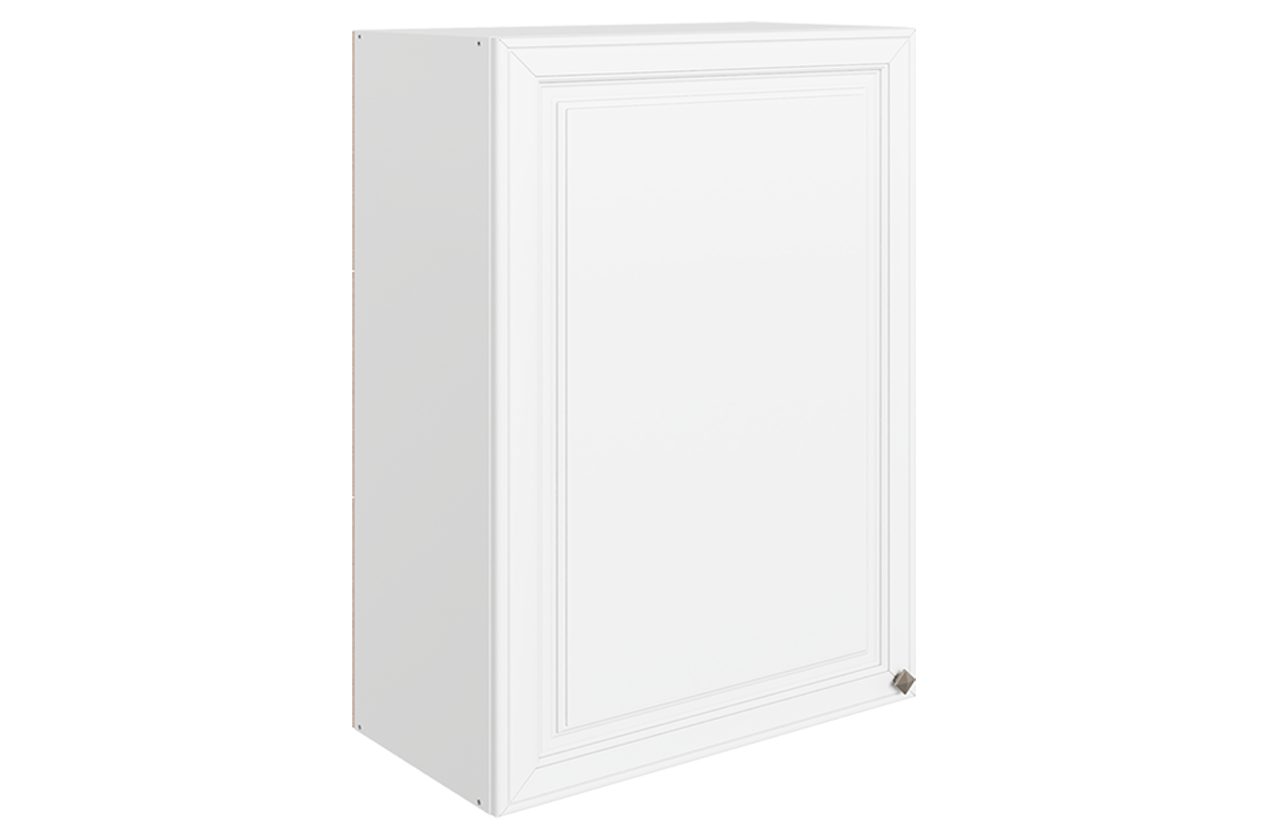 Мишель Шкаф навесной L600 Н900 (1 дв. гл.) (эмаль) (белый/белый)