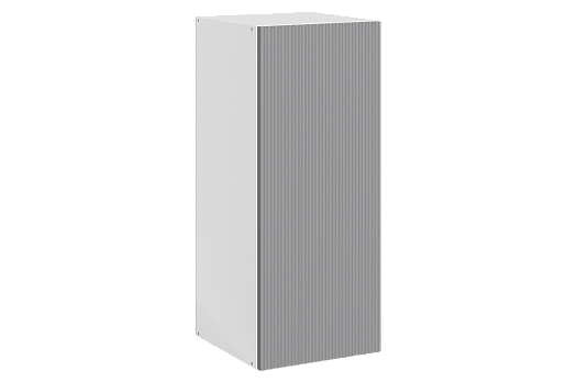 Стефани Шкаф навесной L300 Н720 (1 дв. гл.) (эмаль) (белый/серый)