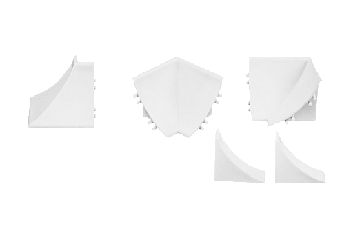 Соединительные элементы для плинтуса Pexay 25х25 (компл.) Кухня (мр.ит/гр.бел/тун.бел/касп.бел/диам/ол.жем/лед.иск.гл)