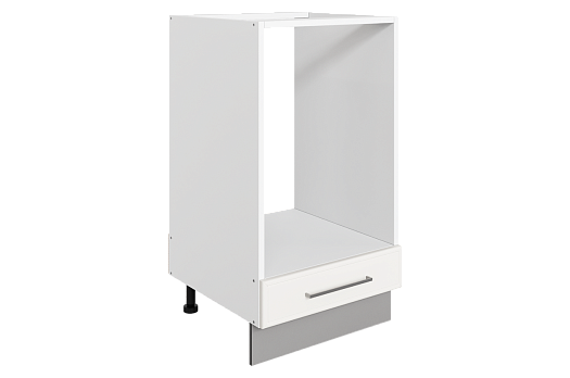 Мишель Шкаф рабочий под духовку L450 (1 ящ.) (эмаль) (белый/белый)