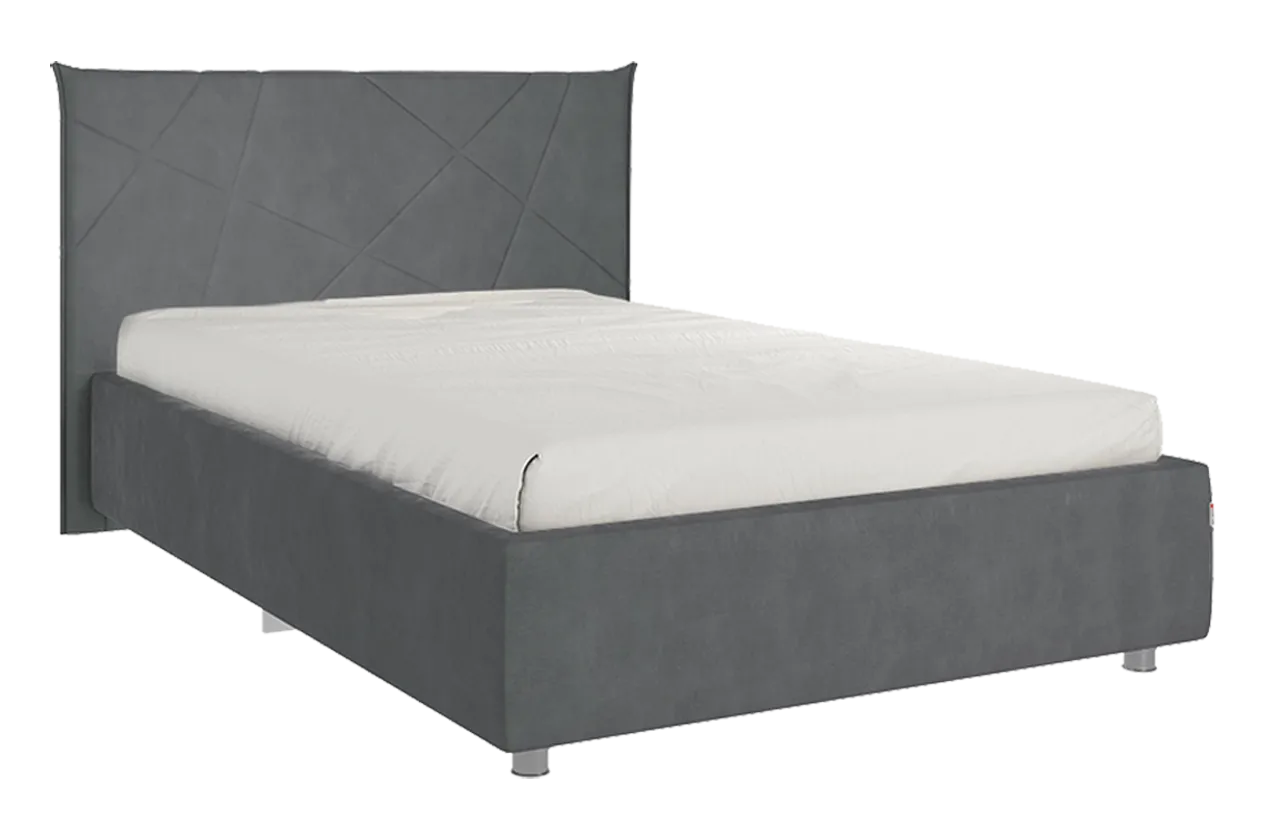 Каркас кровати Бест 120х200 см (графит (велюр))