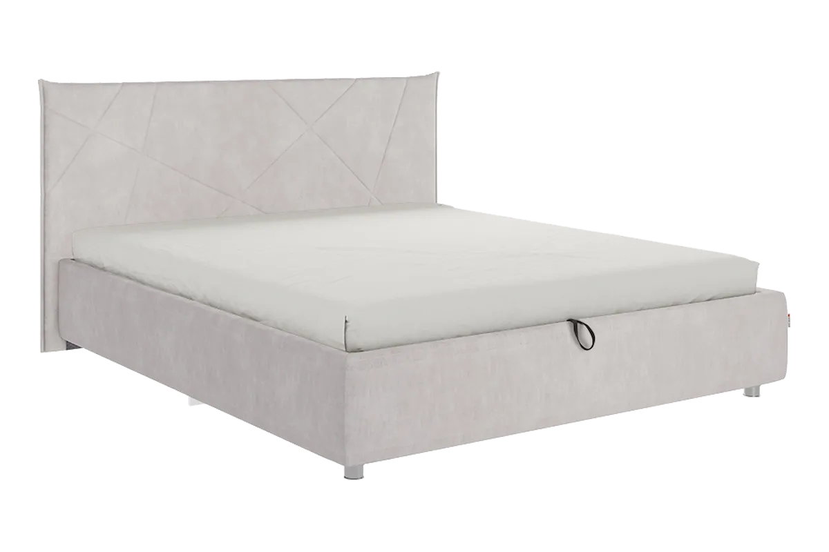Кровать с подъемным механизмом Квест 160х200 см (галька (велюр))