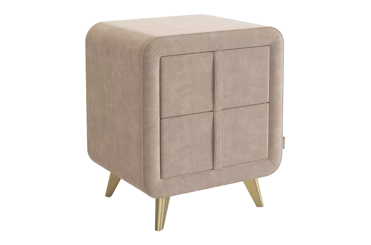 Тумба прикроватная Софи 2 (капучино (велюр))