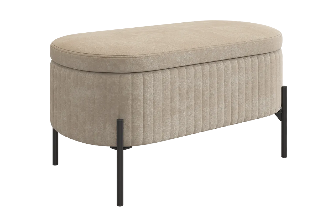 Пуф Винни (капучино (велюр))