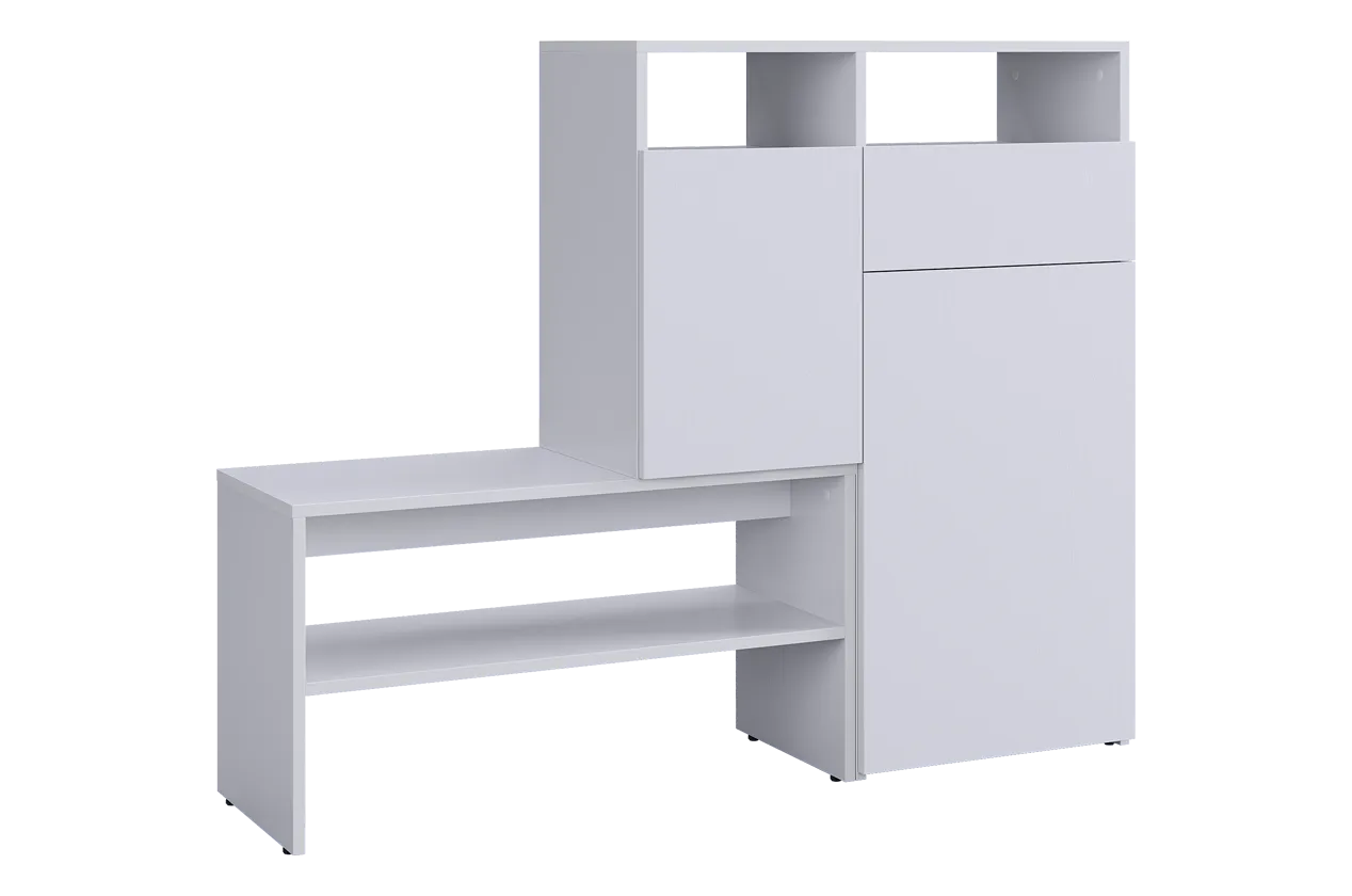 Тумба Либерти (белое дерево/белое дерево)