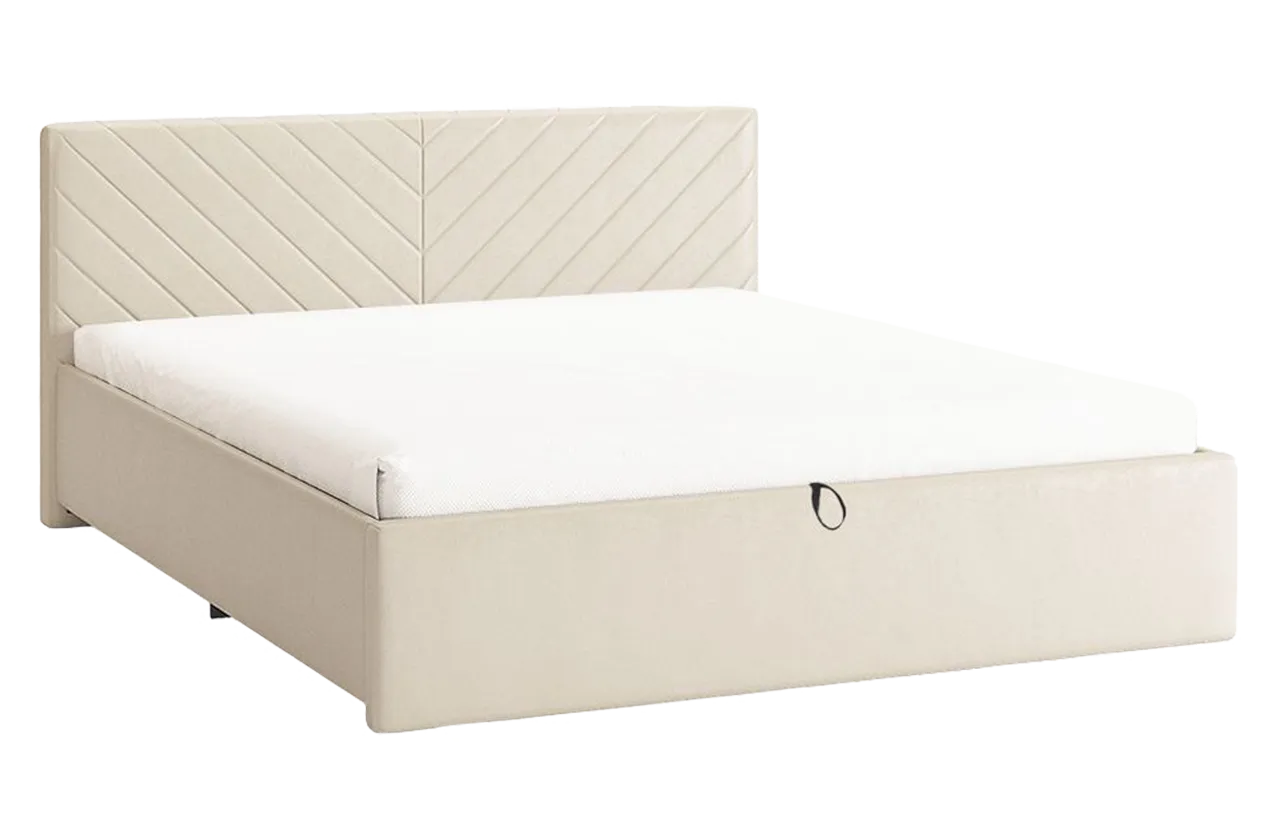 Кровать с подъемным механизмом Сандра 2 160х200 см (крем (велюр))