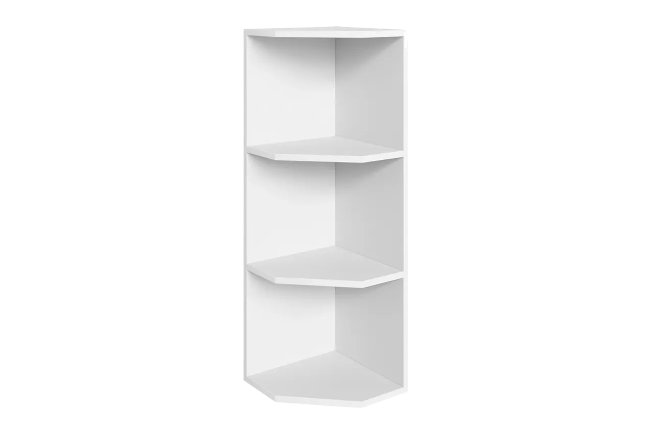 Шкаф навесной концевой L300 H900 Кухня (белый)