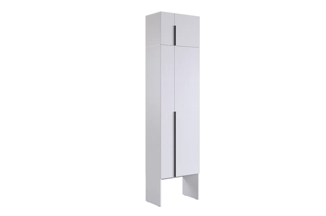 Шкаф двухдверный "Баско К2" (белое дерево)