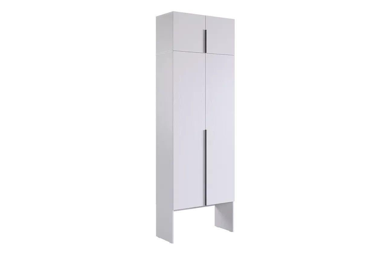 Шкаф двухдверный "Баско К1" (белое дерево)