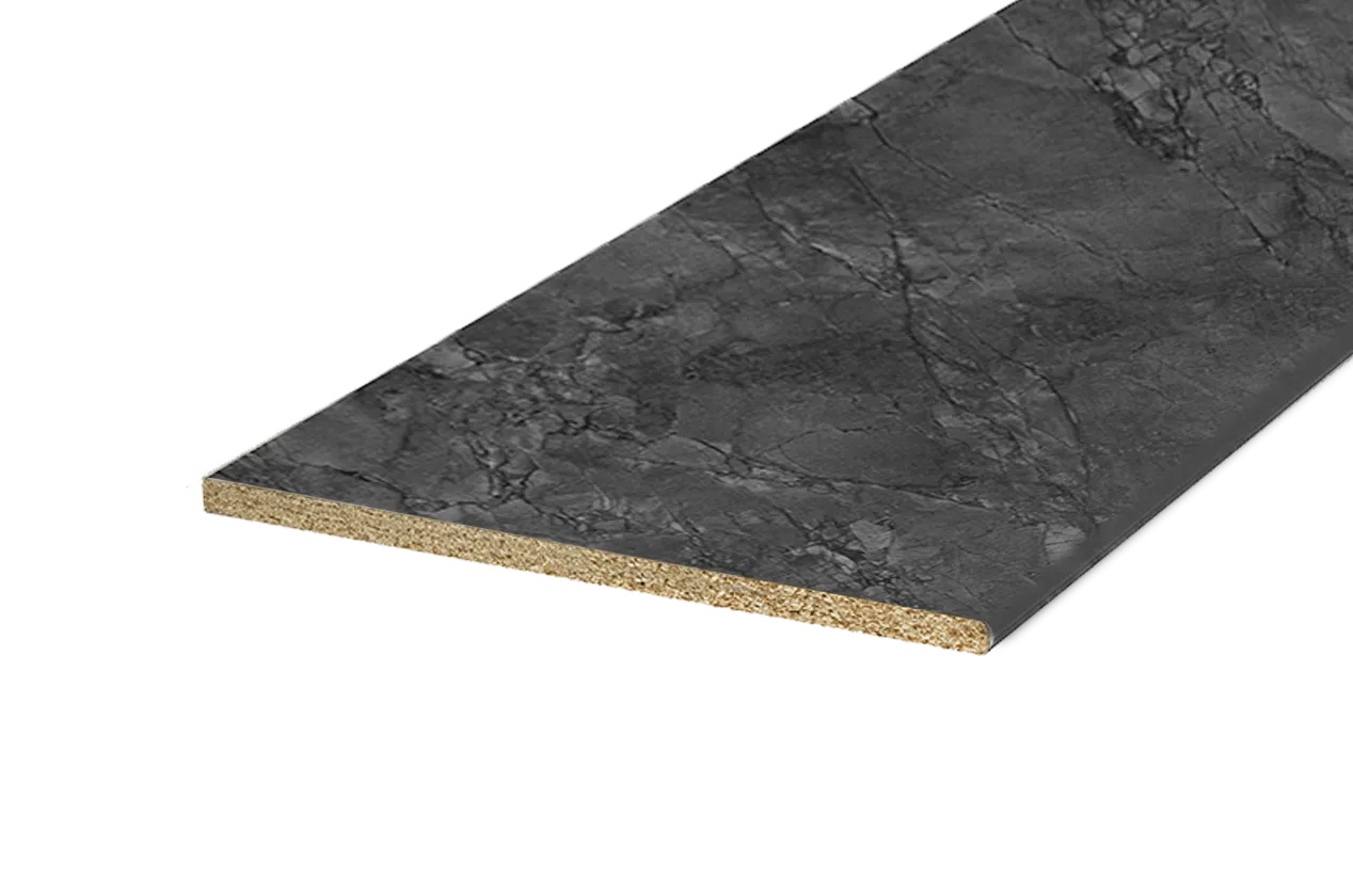 Столешница постформинг H38 L1000 (мрамор империал темный)