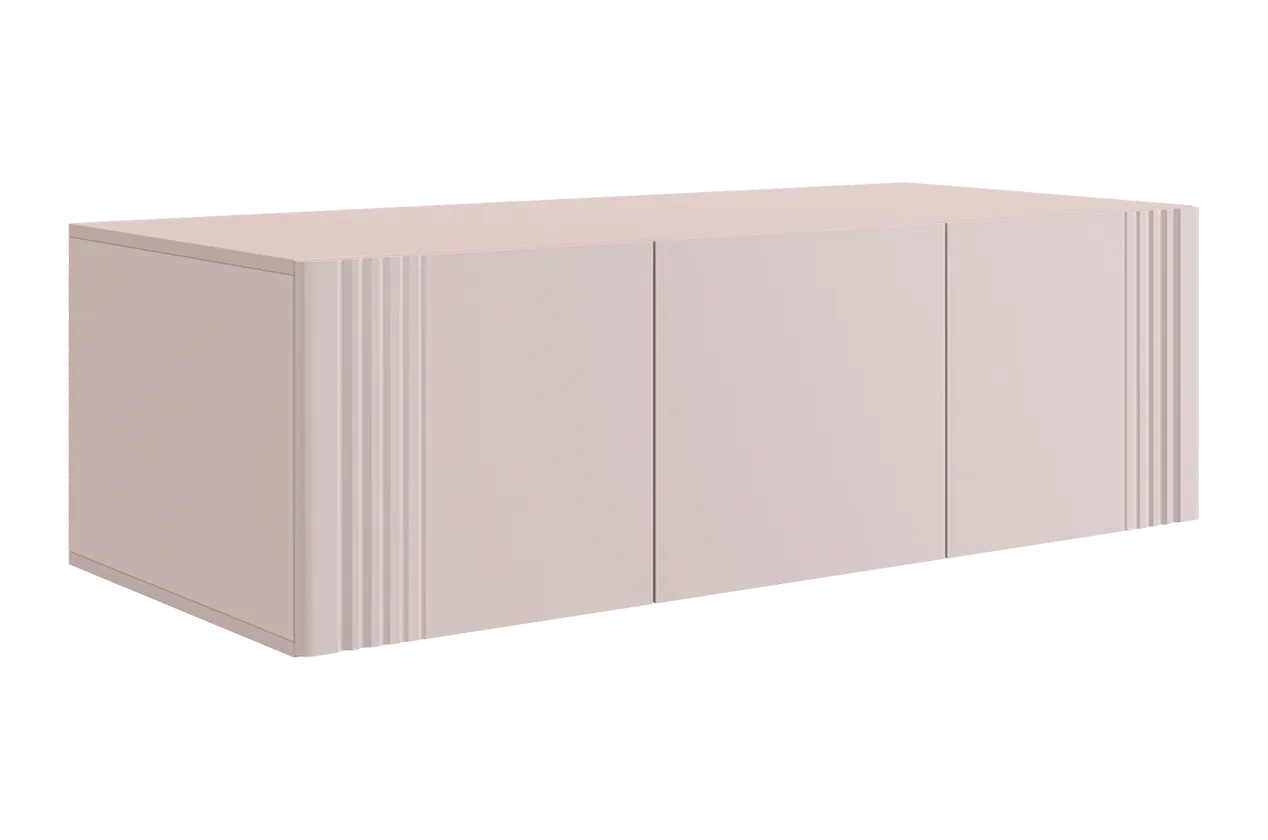 Катрин Антресоль трехдверная 117.01 (кашемир/фрапучино матовый)