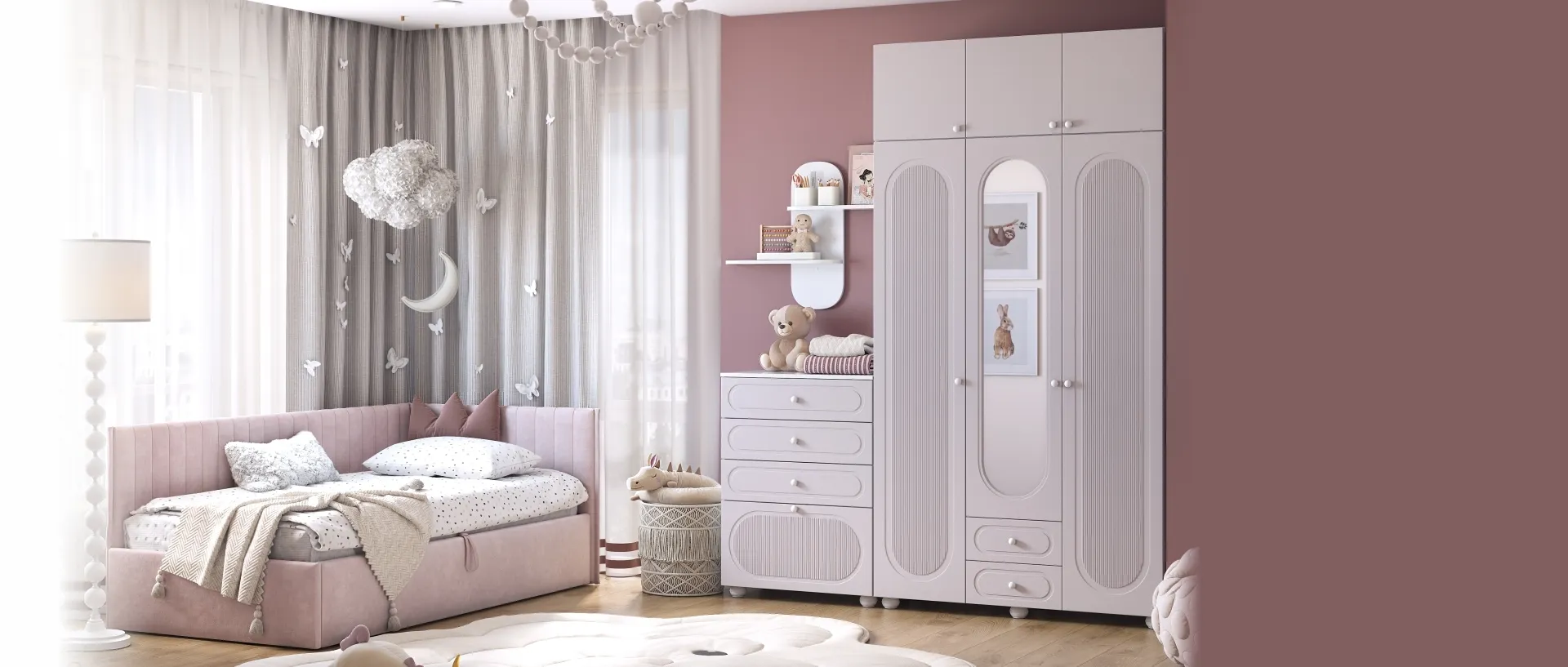 Модульная детская "Милана" - стиль и комфорт!